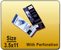 3.5x11 Perf - Postcards & Rackcards | Cheapest EDDM Printing